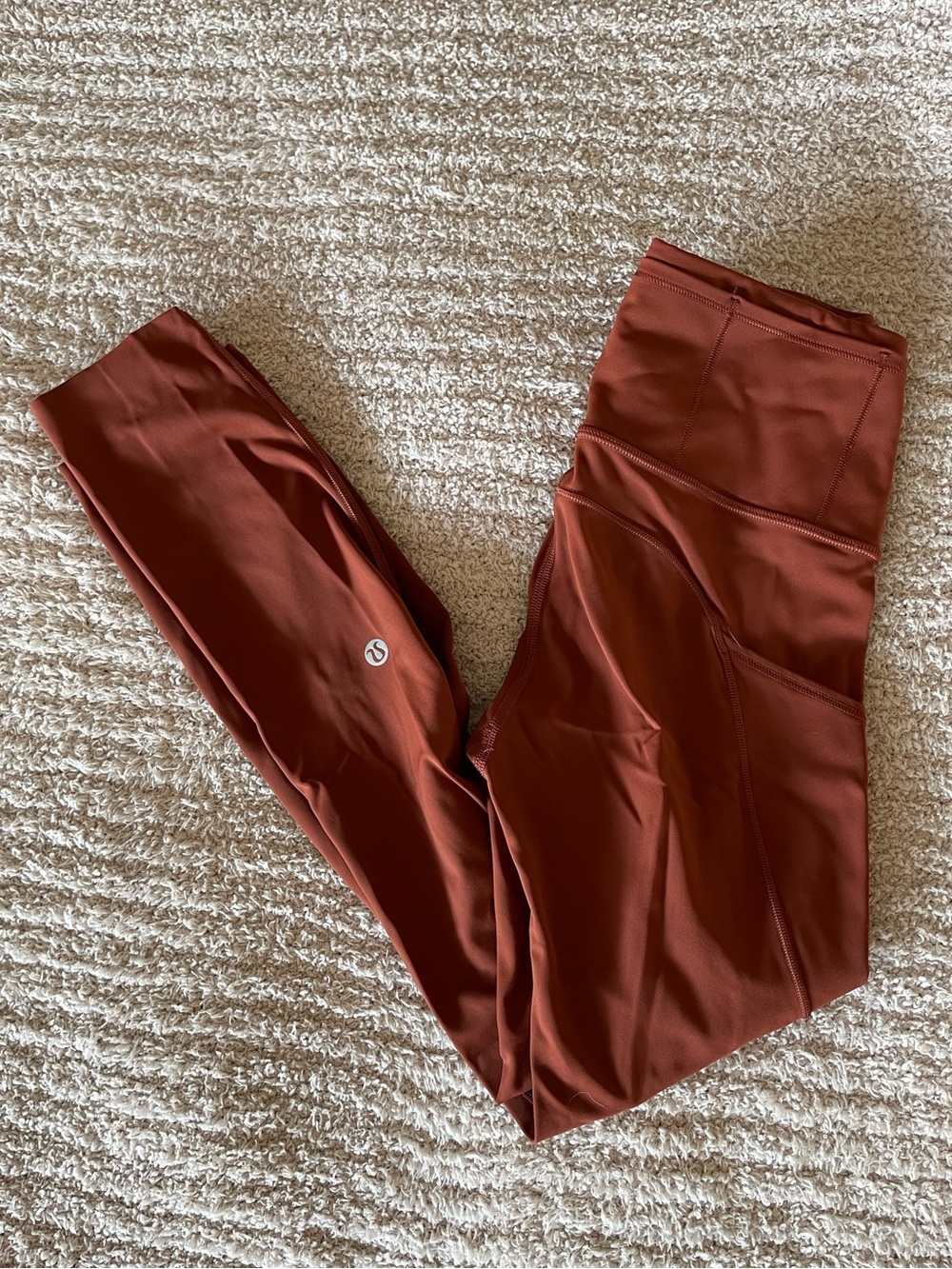Lululemon Invigorate High-Rise Tight 25” Dark Rust Sz 2